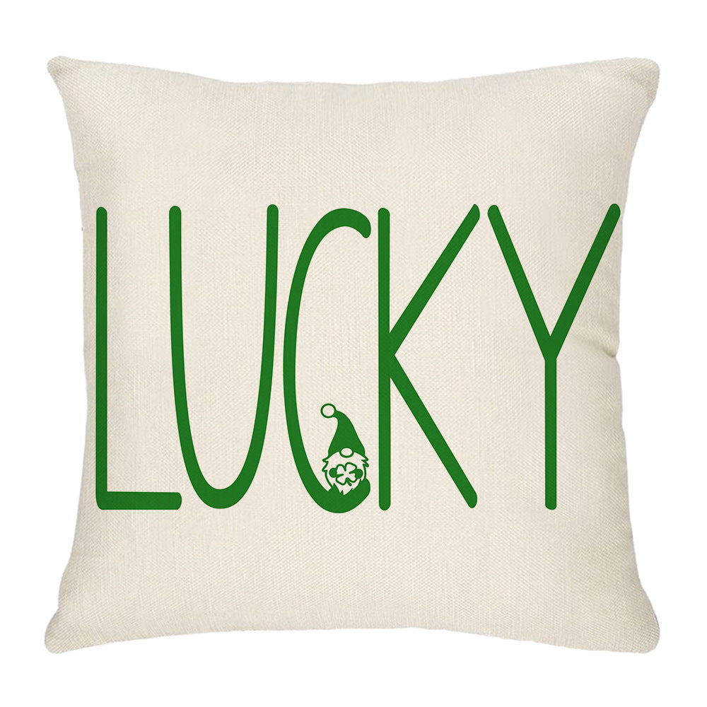 4-Piece Botanical Green Pillow & Pillowcase Set