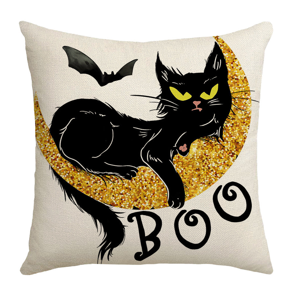 Halloween Decorative Pillow with Cushion Insert, 4-Piece Set – Sofa & Home Decor Throw Pillows