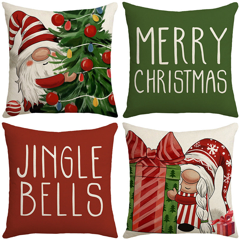 4-Piece Cozy Character Pillow & Pillowcase Set