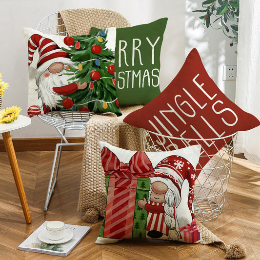 4-Piece Cozy Character Pillow & Pillowcase Set